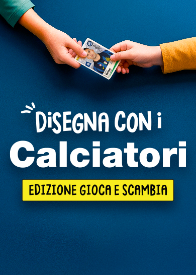Disegna con i calciatori - Edizione gioca e scambia